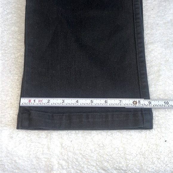 Mother Straight‎ Up Rambler Cargo Skim Jeans Black Size 33 NWT - Picture 8 of 15